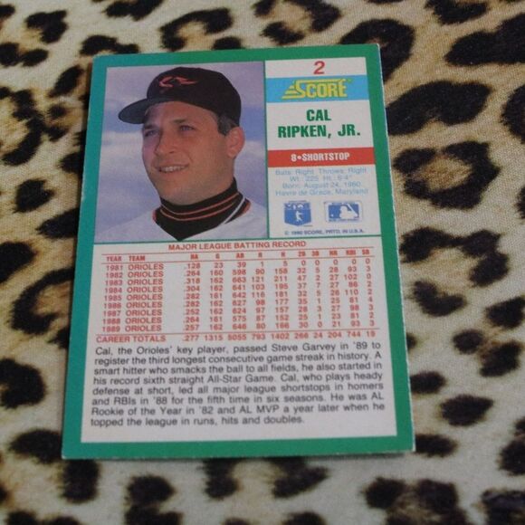 Cal Ripken Jr. #2 Baseball Card - Picture 2 of 2